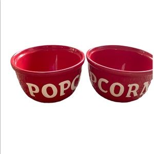 Red Espana popcorn bowls